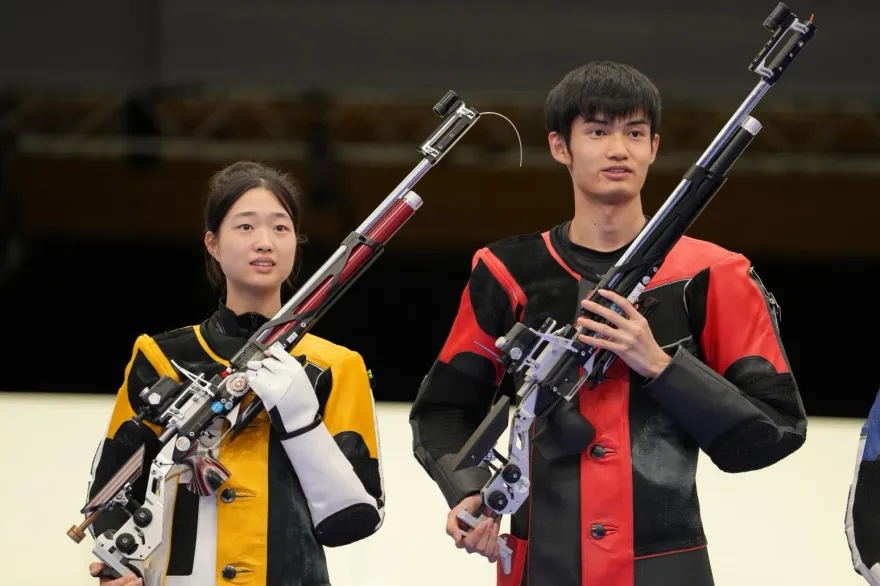 連奪2金！陸代表團喜迎開門紅　10公尺空氣步槍、跳水女雙3公尺板稱霸