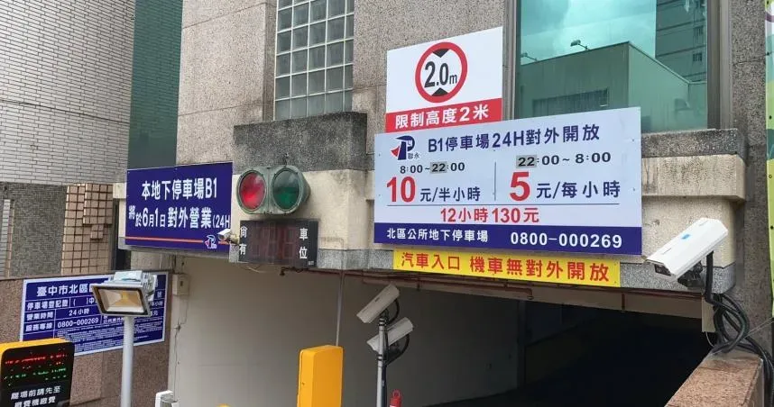 超佛室內停車場！24小時開放「每小時最低只要5元」　台中市民狂刷5星好評