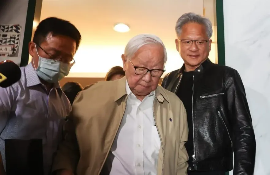 黃仁勳到張忠謀家吃晚餐！　張淑芬親自下廚