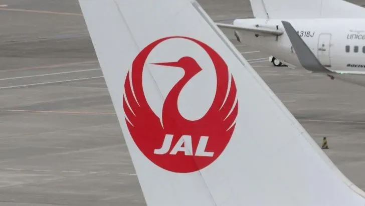 機長眼花？日航客機起飛滑行跑偏急停　撞壞機場助航燈