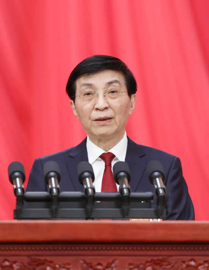 大陸兩會/王滬寧政協工作報告　涉兩岸內容僅提辦基層治理論壇