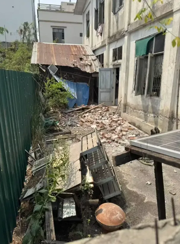 影/路面斷裂！陸央視記者直擊緬強震　陸女瓦城出差：天旋地轉