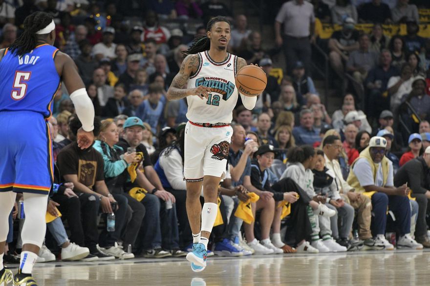 NBA/才發豪語要打滿82場比賽　灰熊莫蘭特腳踝扭傷了