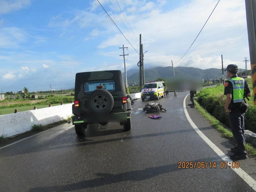 屏東車城軍車對撞機車　33歲女騎士送醫12小時不治