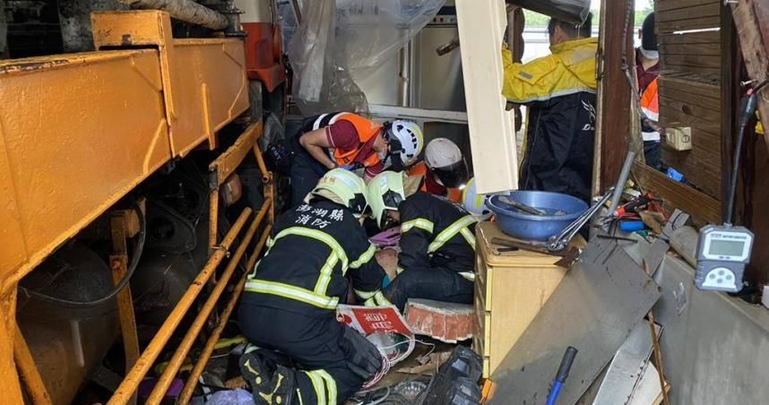 慟！肉身擋20噸泵浦車　澎湖父子遭捲車底1死1重傷