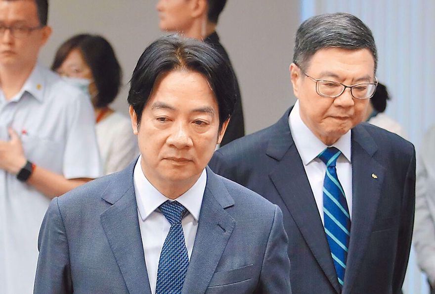 賴清德執政內外交迫　傳823後內閣局部改組、留閣揆