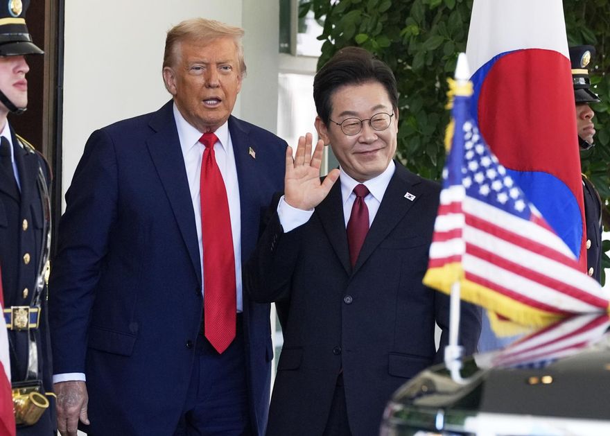 與李在明談逾2小時！川普稱將買韓船　提「駐韓基地土地歸美」
