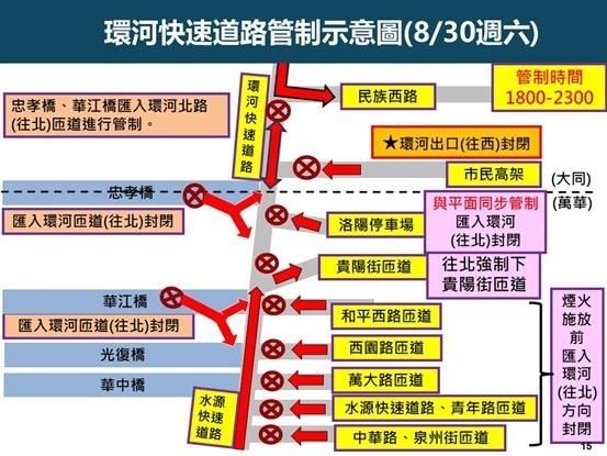 大稻埕夏日節煙火最終場　周六交管懶人包一次看