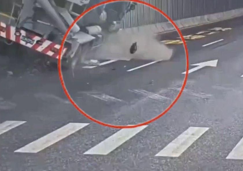 背後殺機！北市潭美公園女騎士遭水泥車追撞　捲入輪下慘死
