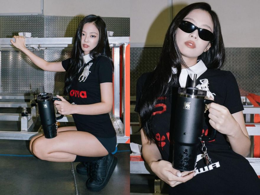 影/粉絲必搶！JENNIE設計Stanley聯名杯　松菸快閃店搶先看