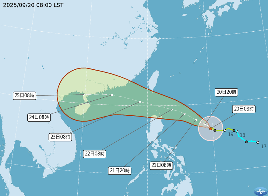 樺加沙長胖！暴風半徑恐擴至300公里　下週雨炸到發紫