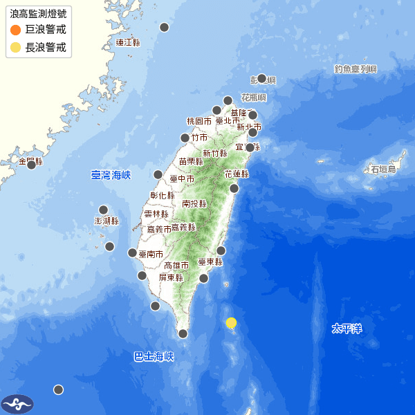 中颱樺加沙逼近！蘭嶼驚現2米浪高　氣象署：遠離海邊