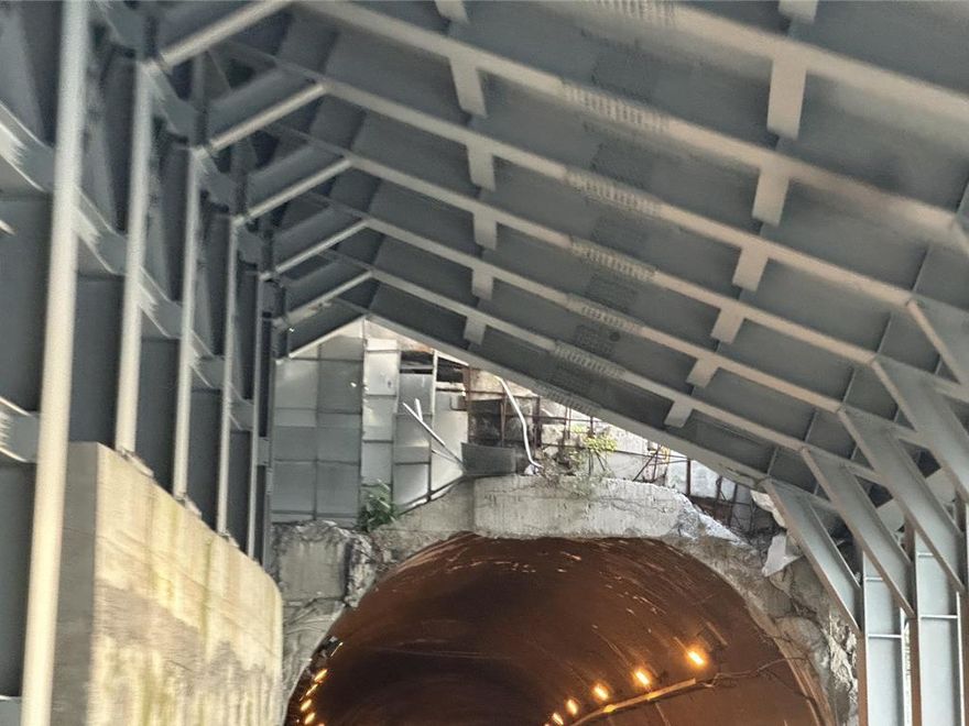 大清水明隧道頂板剝落！　公路總局：趕颱風來襲前臨時修補