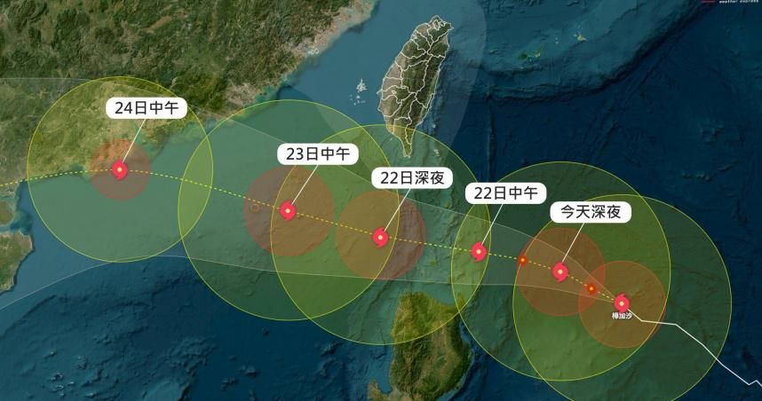 雙強颱共舞！樺加沙「登今年風王」還會再增強　風雨時程出爐