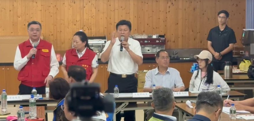 二度起衝突！傅崐萁在指揮所轟中央不負責任　卓榮泰憤而離席