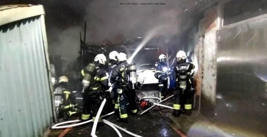 火警！北市緊急發布空品監測　救災機器人也出動了