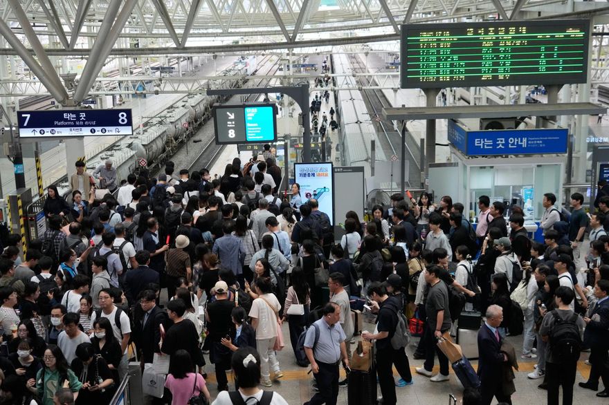 連放10天！南韓中秋節連假登場　車站機場湧現返鄉人潮