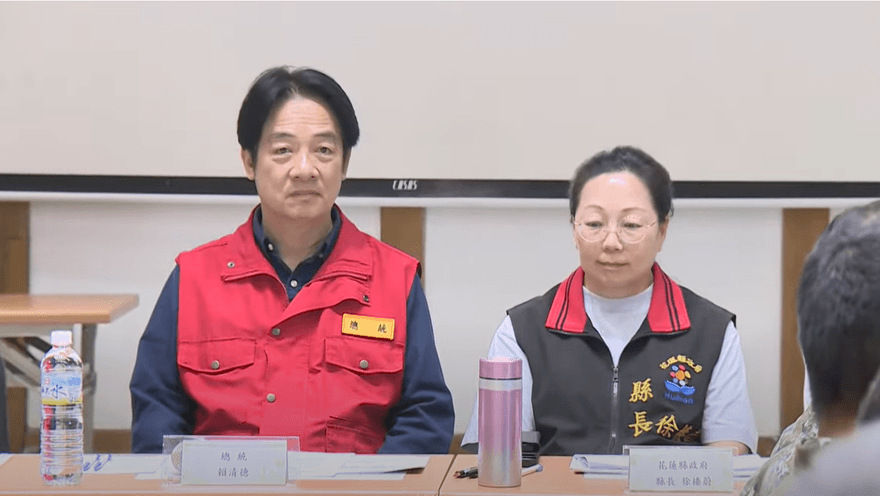賴清德二度花蓮勘災　終於見到徐榛蔚　2人最新互動曝光