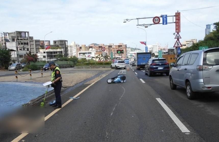 基隆男騎機車闖國道追撞BMW　無呼吸心跳送醫搶救