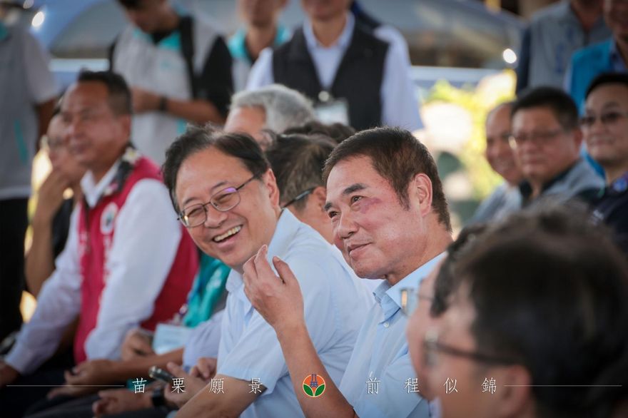 張善政、鍾東錦、楊文科、邱臣遠明德水庫合體！桃竹竹苗共推湖海觀光