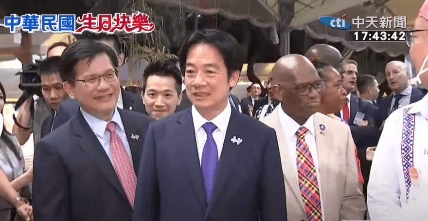 國慶酒會　賴清德、蕭美琴、吳釗燮、林佳龍、何志偉招待外賓