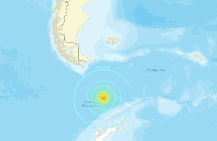德雷克海峽發生規模7.8強震　發布海嘯警報