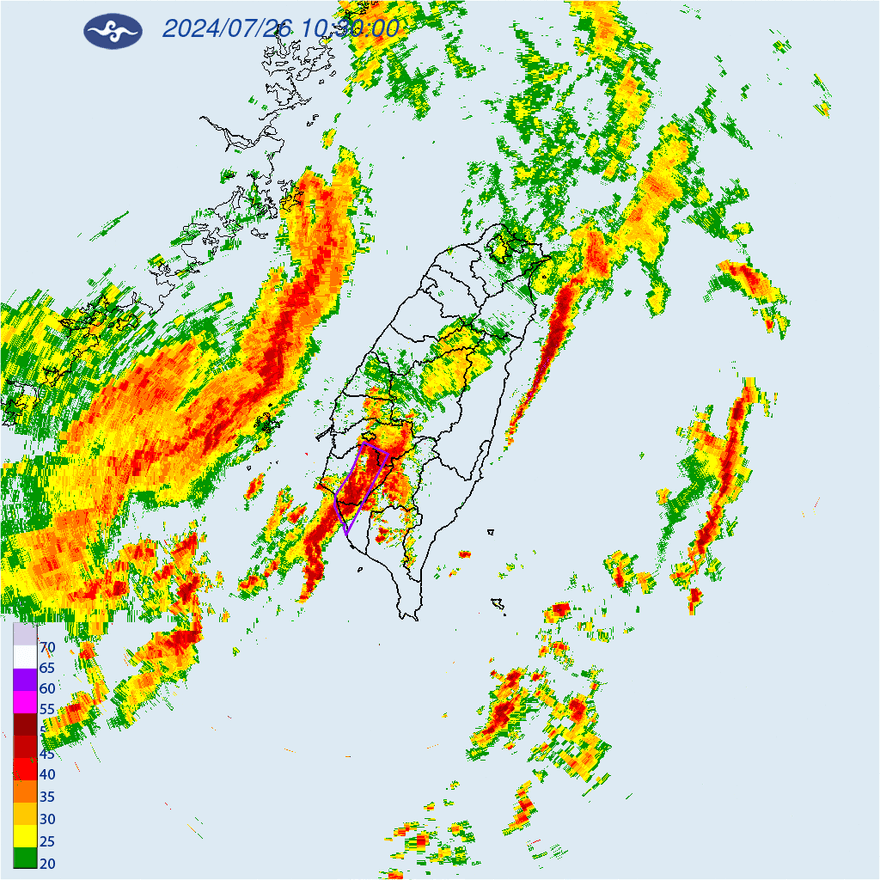 快訊/雨區擴大！大雷雨狂炸「南部3縣市」　15縣市豪、大雨特報
