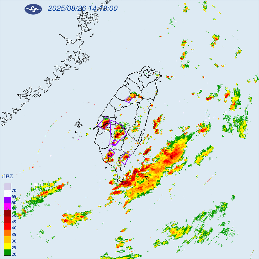 國家警報響！大雷雨狂炸10縣市　中南部慎防暴雨成災