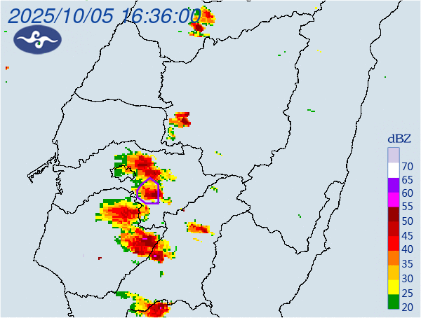 連假國家警報響！4地傍晚遭大雷雨狂炸　一路下到晚上