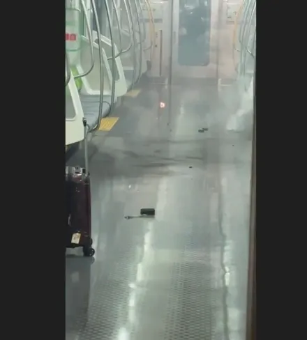 影/山手線池袋站電車「突冒濃煙」行動電源爆炸起火　8000名旅客受影響